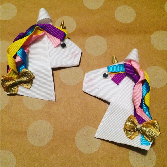 Girls Hair Accessories unicorns 🦄 - Picture 1 of 1